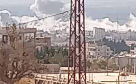 غارة "إسرائيلية" عنيفة استهدفت محيط مفرق إيعات