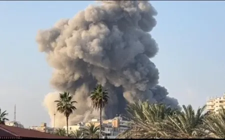 بالفيديو - سلسلة من الغارات على صور