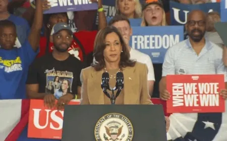 هاريس: أتعهد بأن أكون رئيسة لجميع الأميركيين