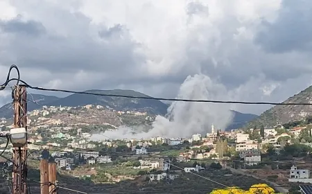 غارة إسرائيلية على بلدة عربصاليم جنوب لبنان