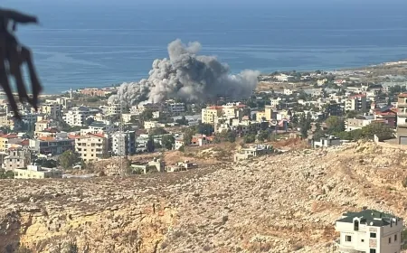 توجه فرق الاسعافات نحو الغا.رة في الجية وانباء اولية عن وقوع إصابات