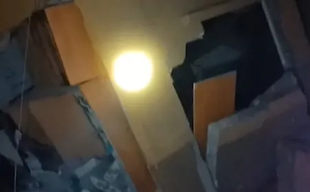 بالفيديو - مشاهد لما بعد الغارة الإسرائيلية على مبنى في برجا والتي أدّت إلى سقوط 15 شهيداً على الأقلّ