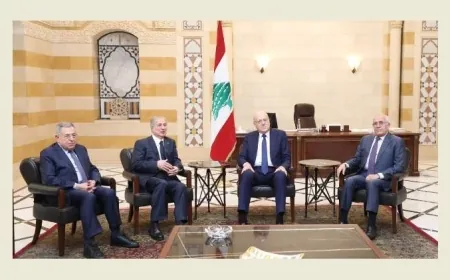 ميقاتي استقبل سليمان والجميل والسنيورة