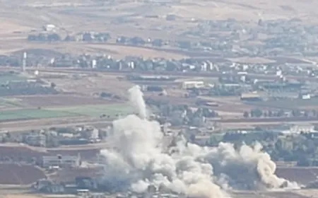 غارة "إسرائيلية" استهدفت سهل ‎تمنين التحتا