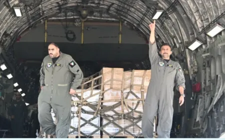 وصول طائرة مساعدات من الكويت إلى مطار بيروت