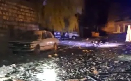 بالفيديو_اثار الغارة التي استهدفت بلدة حاروف