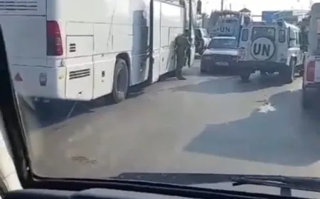 الاستهداف الإسرائيلي في صيدا تزامن مع مرور قافلة لليونيفيل مما أدى إلى وقوع اصابات في صفوف عناصرها
