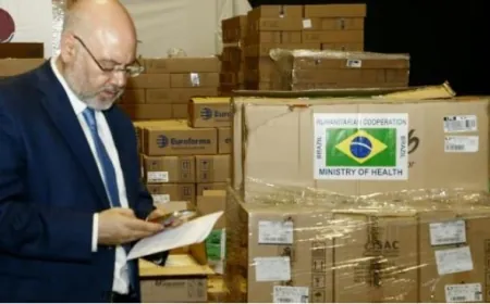 مساعدات طبية وغذائية برازيلية للبنان