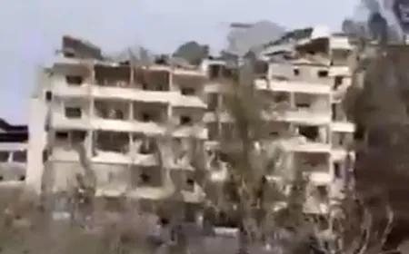 بالفيديو_حجم الأضرار في الجامعة اللبنانية في الحدث بعد العدوان  الإسرائيلي  الذي استهدف محيطها ليل أمس