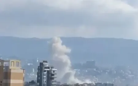 غارة عاشرة على  منطقة صفير في الضاحية الجنوبية لبيروت