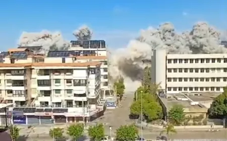 بالفيديو - لحظة الاستهداف في حارة حريك العاملية المهنية ضمن الغبيري بلدياً