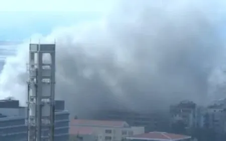 غارة إسرائيلية على منطقة الليلكي في الضاحية الجنوبية لبيروت