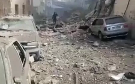 بالفيديو: دمار هائل في ⁧‫الشياح‬⁩ جراء الغارات المعادية الأخيرة على ⁧‫الضاحية_الجنوبية‬⁩