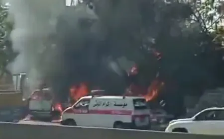 بالفيديو ـ استهداف سيارة قرب حاجز البربارة