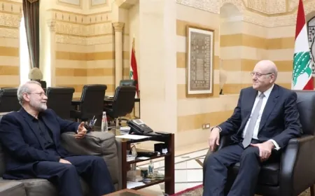 ميقاتي للاريجاني: لعدم اتخاذ مواقف تولّد حساسيات