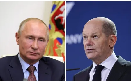 أول محادثة بين شولتس وبوتين منذ سنتين!