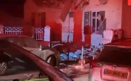 بالفيديو- سقوط صاروخ على كنيس يهودي 