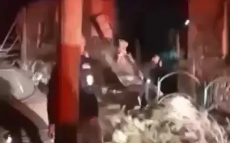 بالفيديو - من مكان سقوط الصواريخ في حيفا