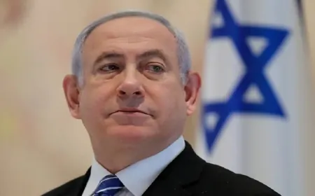 إلقاء قنبلة مضيئة باتجاه منزل نتنياهو