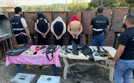 في النبطيّة...امن الدولة تكافح عصابات السرقة وشاحناتها