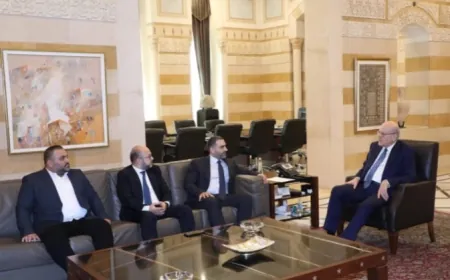 ميقاتي عقد لقاءات واجتماعات في السرايا محورها المستجدات وأوضاع النازحين