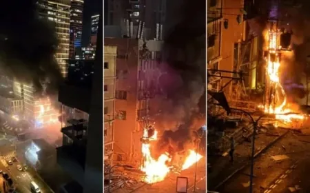 إغلاق مطار بن غوريون بعد قصف "حزب الله" لتل أبيب
