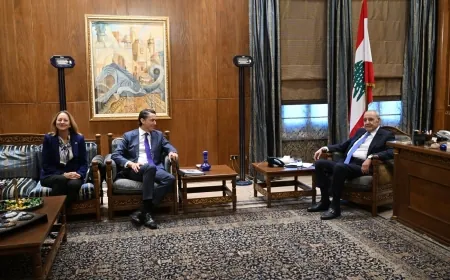 هوكستين من عين التينة: عقدت إجتماعات مهمة جداً مع بري