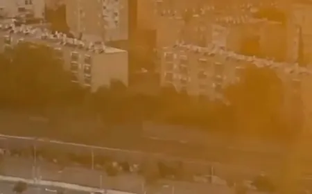 بالفيديو ـ لحظة سقوط صاروخ من لبنان في عكا