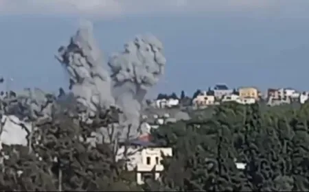 بالفيديو -غـ ارة استهـ دفت المعشوق المساكن صور