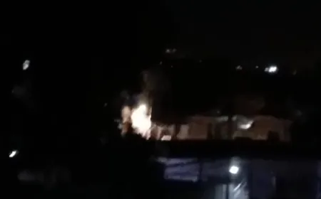 بالفيديو_إطلاق نـار  كثيف في الضاحية كتحذير للسكان بضرورة الإخلاء