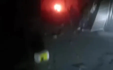 بالفيديو -من حي السلم بعد الغارة الإسرائيلية التي استهدفت المنطقة