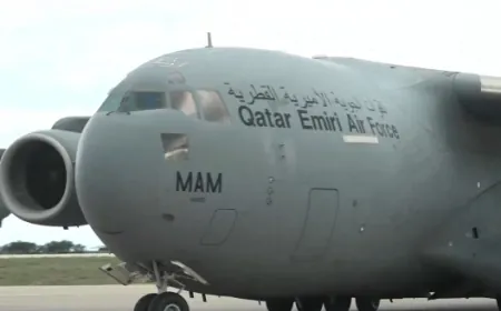 وصول طائرة مساعدات قطرية إلى مطار بيروت