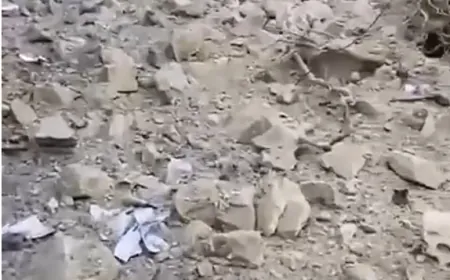 بالفيديو ـ آثار الدمـار في حي  البياض-  النبطية جراء غـارة اسـرائيلية