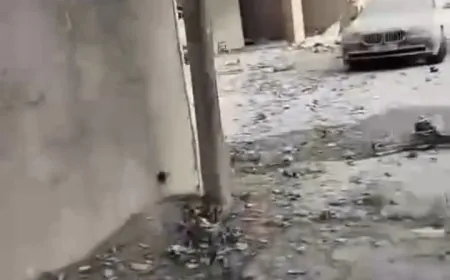 بالفيديو ـ مشهد الدمـار  جراء الغارة على البابلية