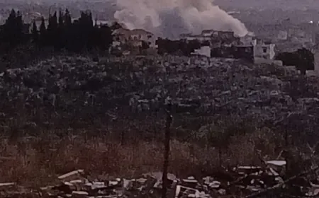 غارة على بلدة عبا - النبطية