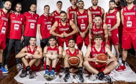 فوز منتخب لبنان على سوريا بنتيجة 89-64 وتأهله الى نهائيات كأس آسيا 2025 في السعودية