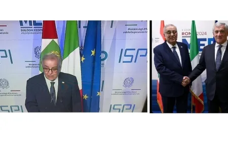 بو حبيب شارك في افتتاح "حوار روما – المتوسط" والتقى نظرائه الإيطالي والمصري والأردني والسلوفاكي وأجرى دردشة جانبية مع نظيريه الفرنسي والهندي