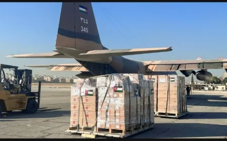 مصدر رسمي: طائرات عسكرية أردنية تسقط مساعدات على شمال غزة لأول مرة في 5 أشهر
