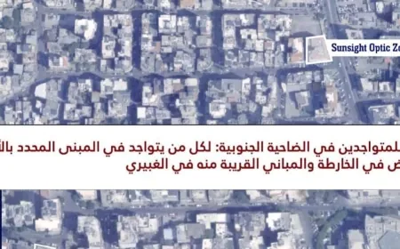 ٢٠ تحذير لسكان الضاحية بحسب المتحدث باسم الجيش الاسرائيلي