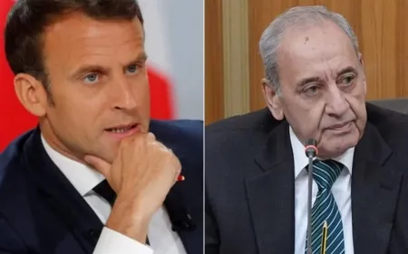 بري تلقى إتصالاً من ماكرون.. وهذا ما تم بحثه!