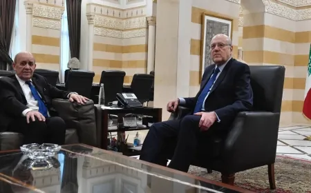 لودريان: انتخاب رئيس حاجة ملحّة للبنان