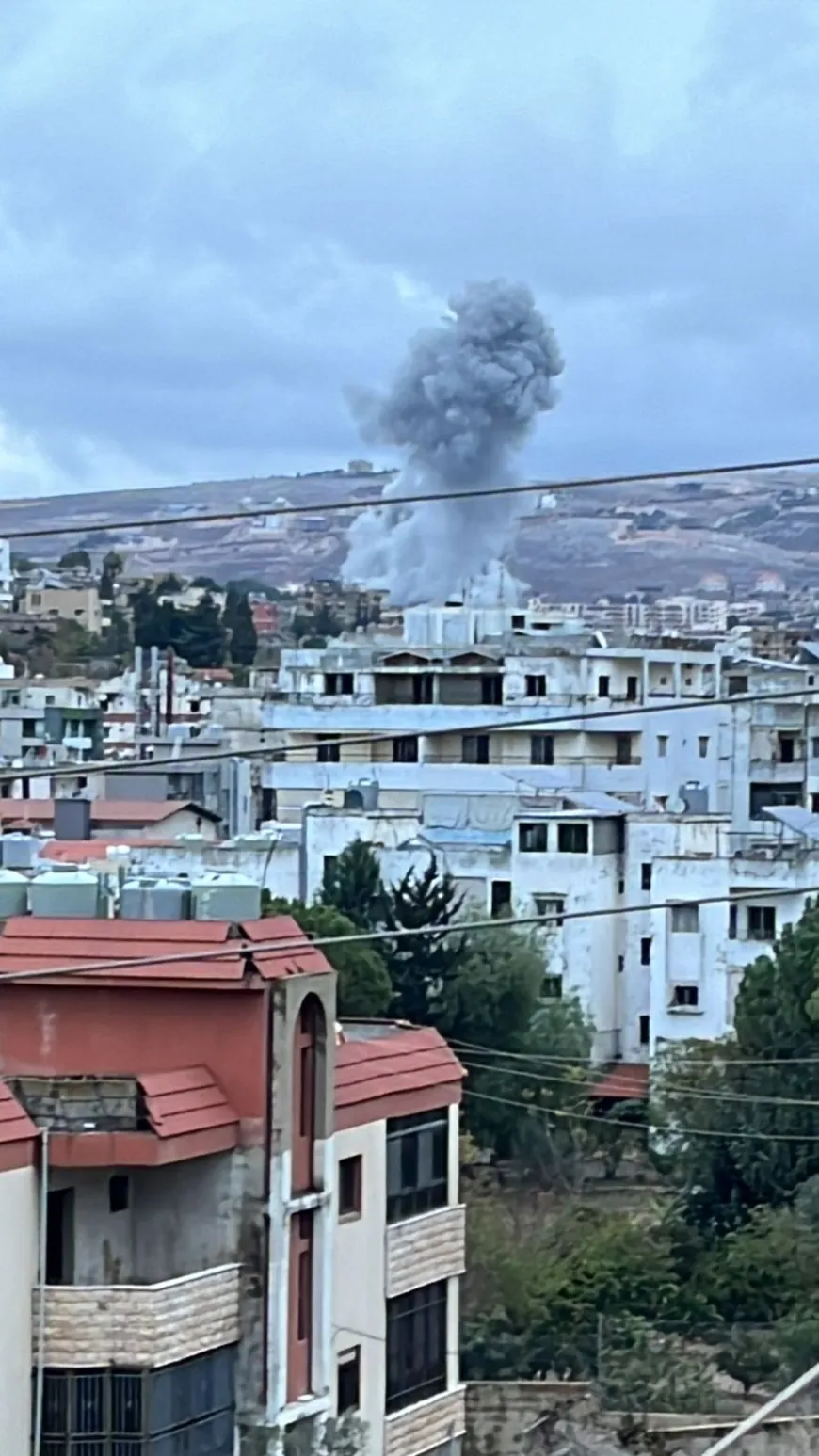 غارتان إسرائيليتان على مدينة النبطية جنوبي لبنان