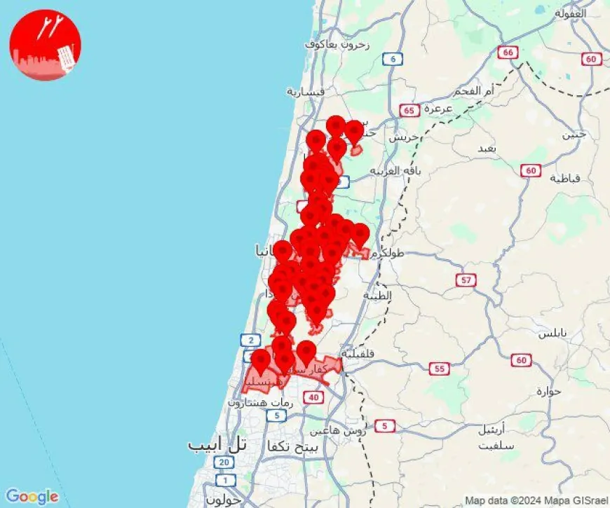 صلية صاروخية نوعية وثقيلة بإتجاه عمق فلسطين المحتلة و صافرات الإنذار تدوي في شمال "تل أبيب" ومحيطها