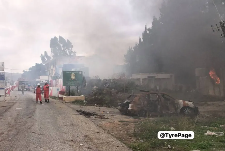 إصابات في صفوف الجيش اللبناني جراء إستهداف حاجز العامرية بين صور والناقورة بالقذائف المدفعية