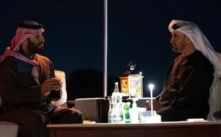 ولي العهد السعوديّ توجّه إلى الإمارات