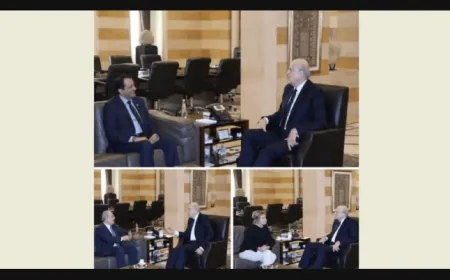 السفير القطري من السراي: نقف مع لبنان دائما والقطريون سيأتون الى بيروت للسياحة
