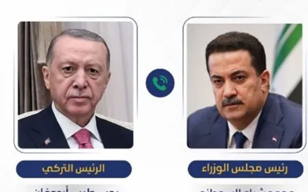 السوداني يجري مباحثات هاتفية مع الرئيس التركي