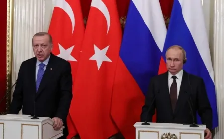 أردوغان لبوتين: ندعم وحدة الأراضي السورية والتوصل لحل عادل ودائم