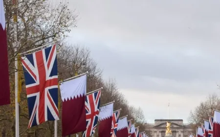 بيان قطري بريطاني: ندعو إلى وقف فوري ودائم لإطلاق النار في غزة ووقف التصعيد والتوترات الإقليمية