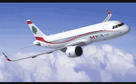 طيران الشرق الأوسط تعلن تقديم موعد اقلاع بعض رحلاتها في 10 كانون الاول